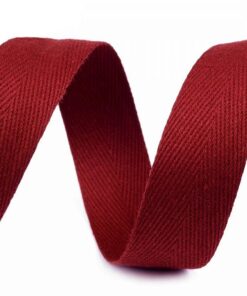 Köperband 30mm bordeaux