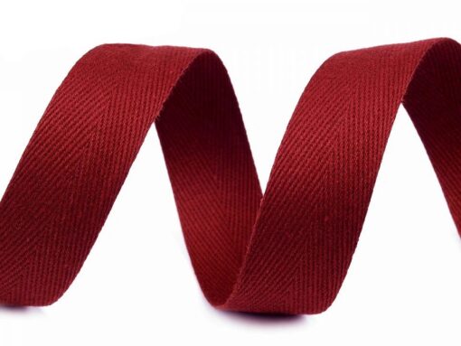 Köperband 30mm bordeaux