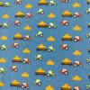 Jersey Bauernhof im Sommer blau