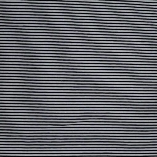 Jersey small stripes schwarz