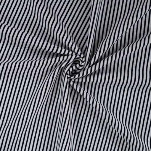Jersey small stripes schwarz