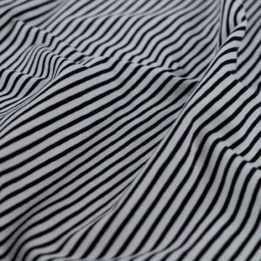 Jersey small stripes schwarz