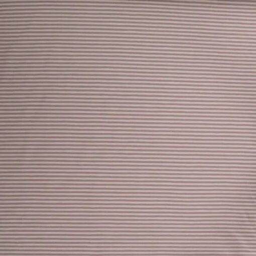 Jersey small stripes taupe