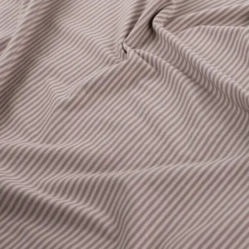 Jersey small stripes taupe