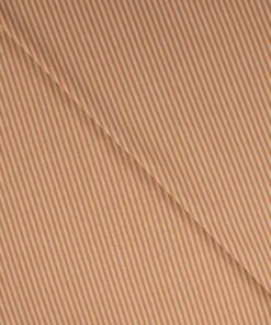 Jersey small stripes caramel