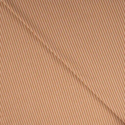 Jersey small stripes caramel