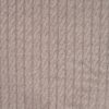 Zopf Strick Taupe melange