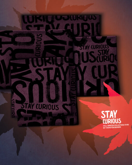 Stay Curious Allover by Thorsten Berger