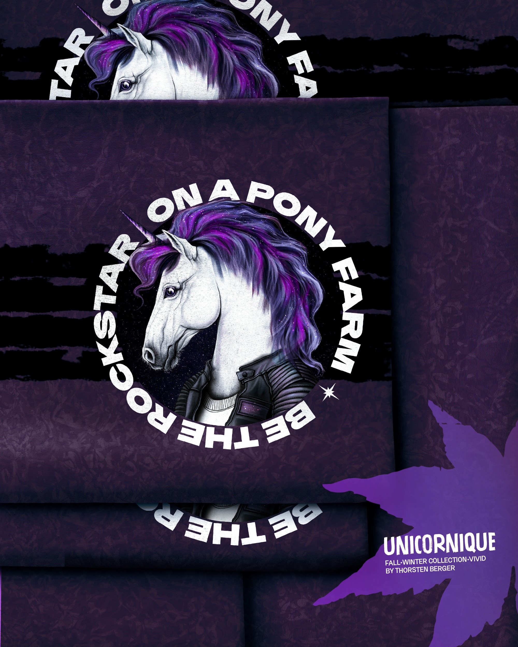 Panel French Terry Unicornique by Thorsten Berger