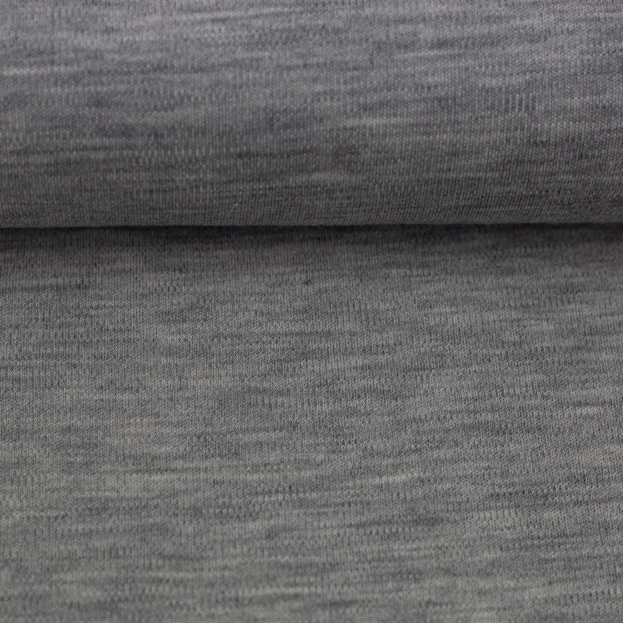 Strick 100% Merino grau