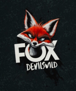 Panel French Terry FoxDevilsWild by Thorsten Berger