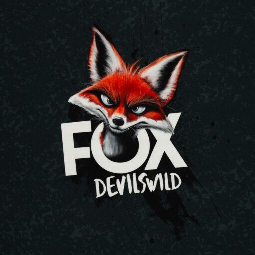 Panel French Terry FoxDevilsWild by Thorsten Berger