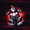 Panel French Terry Weihnachtsmann Rot by Thorsten Berger