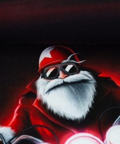 Panel French Terry Weihnachtsmann Rot by Thorsten Berger