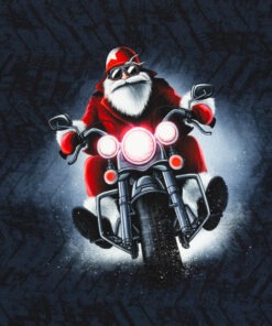 Panel French Terry Weihnachtsmann by Thorsten Berger