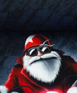 Panel French Terry Weihnachtsmann by Thorsten Berger