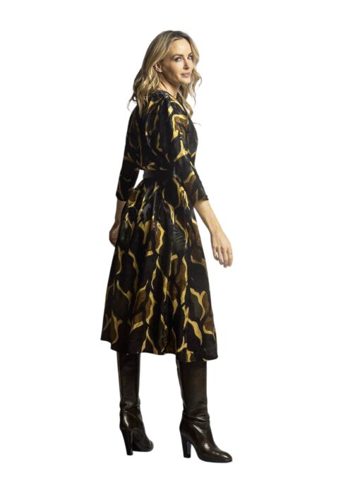 Viskose Jacquard Print Tragefoto