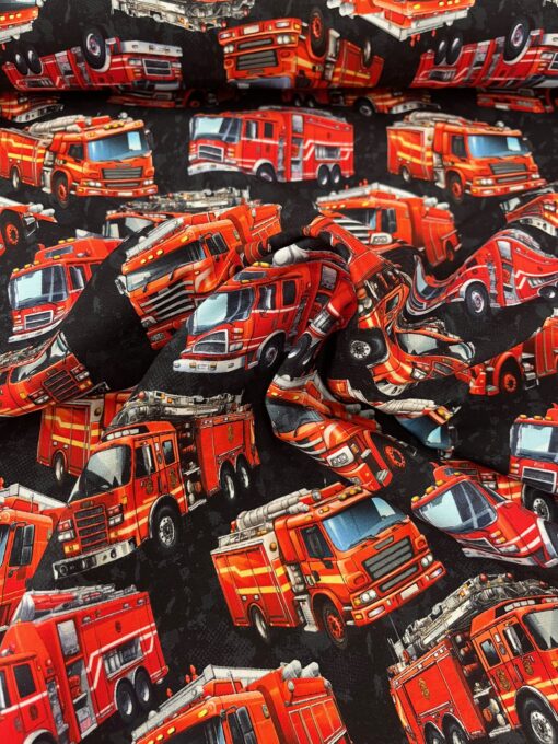 French Terry Firefighter Truck