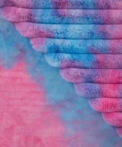 Kuschel Fleece Pink Blue