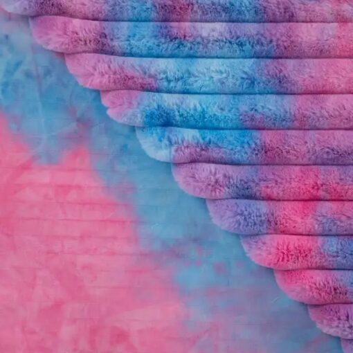 Kuschel Fleece Pink Blue