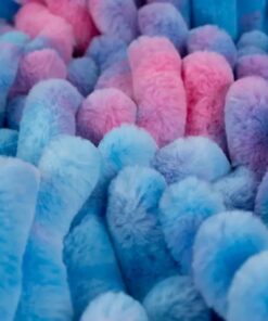 Kuschel Fleece Pink Blue