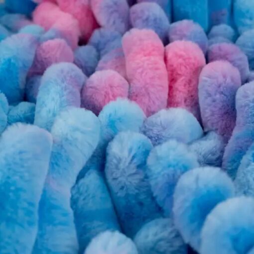 Kuschel Fleece Pink Blue