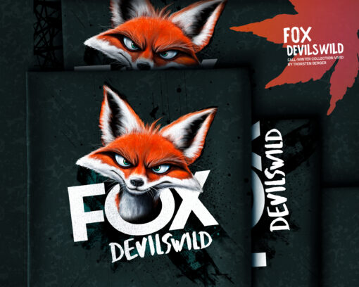 Panel French Terry FoxDevilsWild by Thorsten Berger