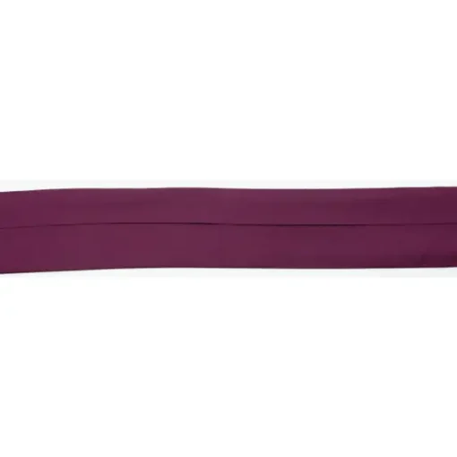 Popeline Schrägband Bordeaux