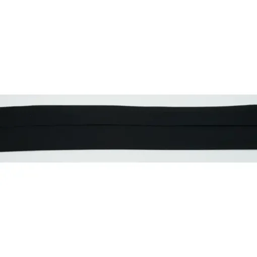 Popeline Schrägband Schwarz 60mm