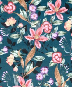 Velvet Flowers grün