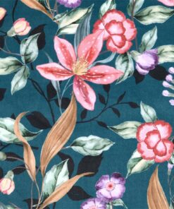 Velvet Flowers grün