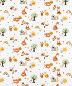 100% Baumwolle Füchschen