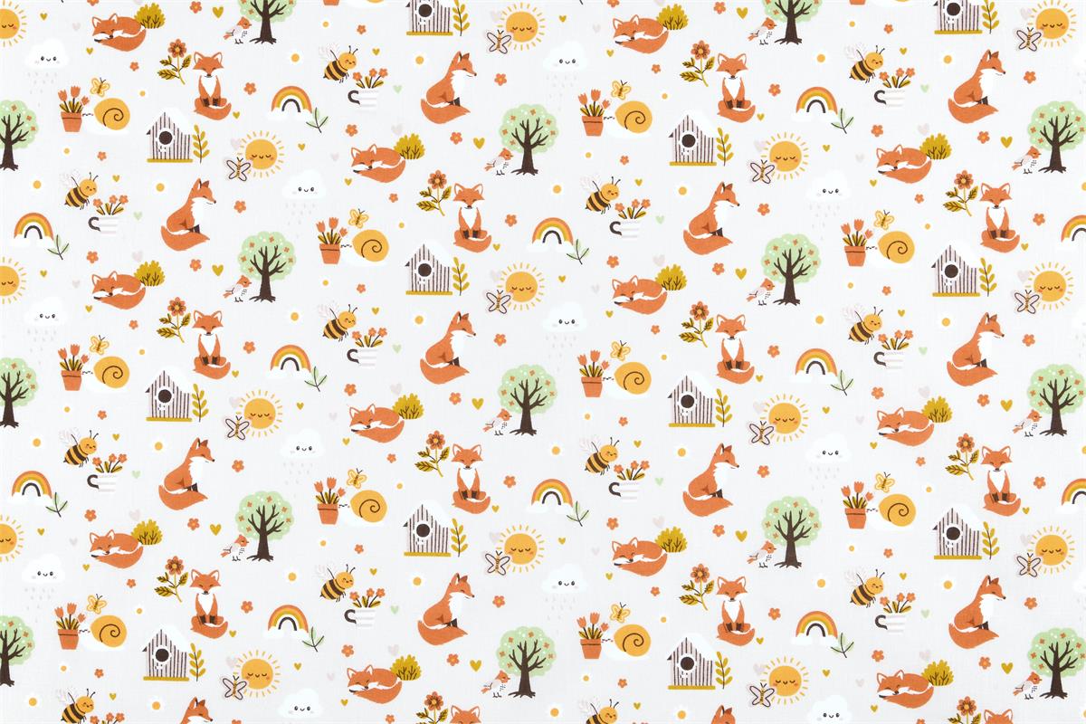 100% Baumwolle Füchschen