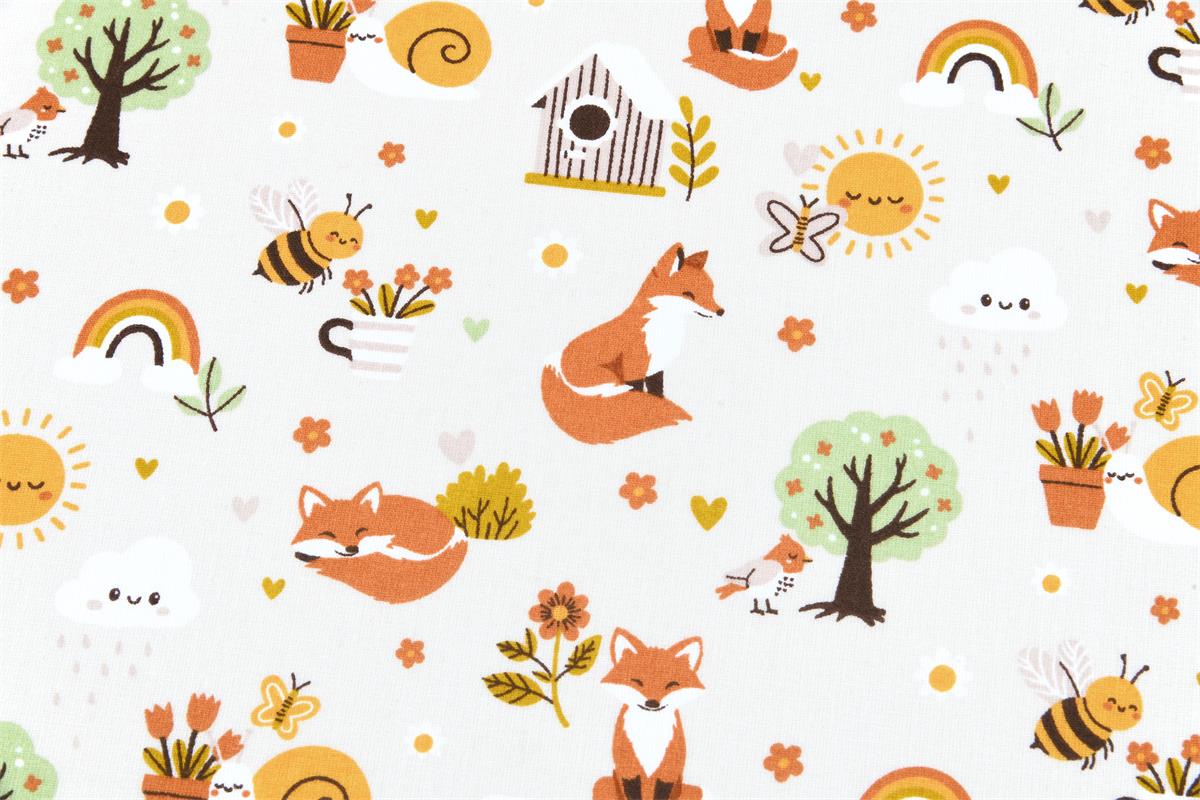 100% Baumwolle Füchschen