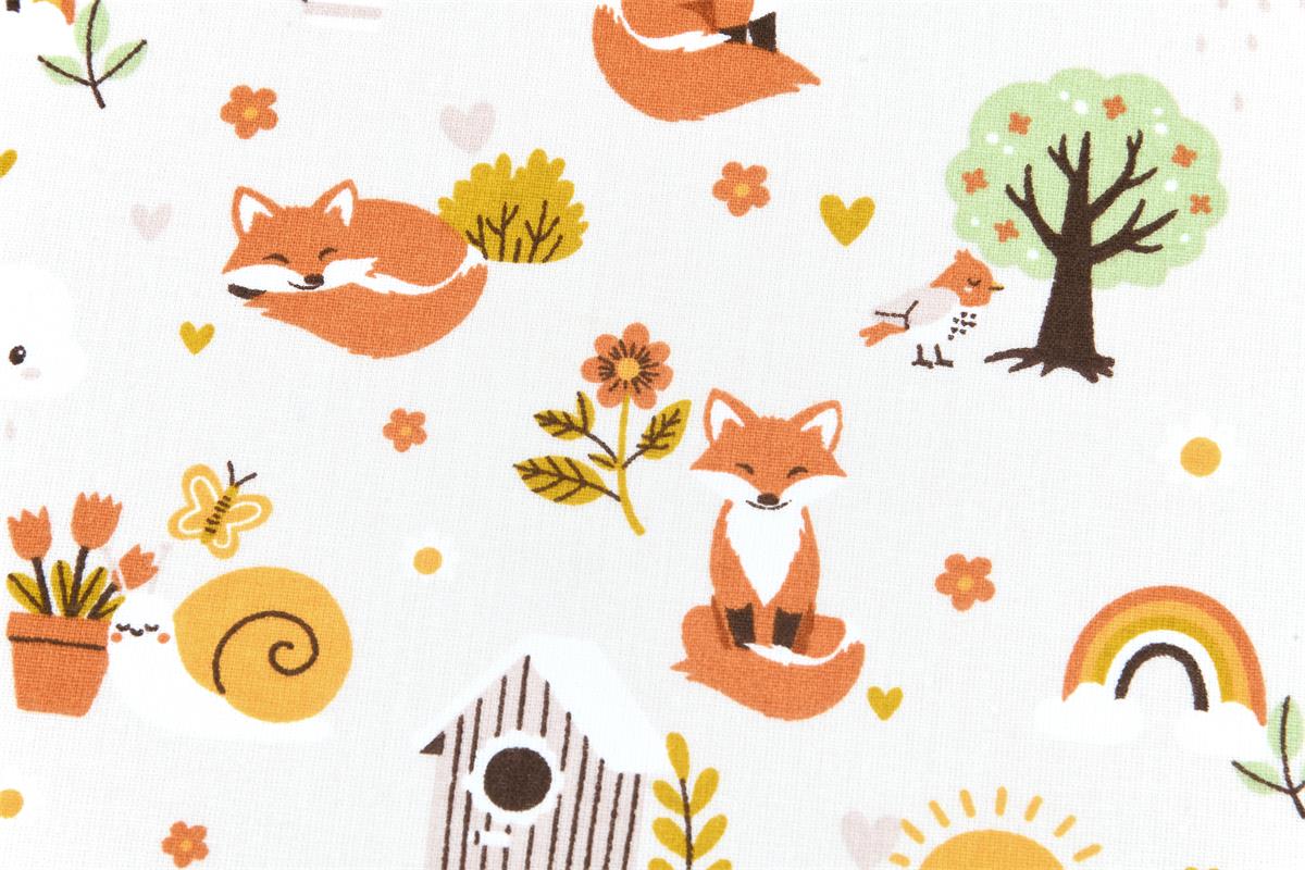 100% Baumwolle Füchschen