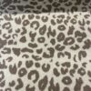 Leoparden Teddyplüsch creme taupe