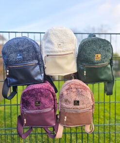 Kunstleder Rex-Metallic und Bogota Chenille