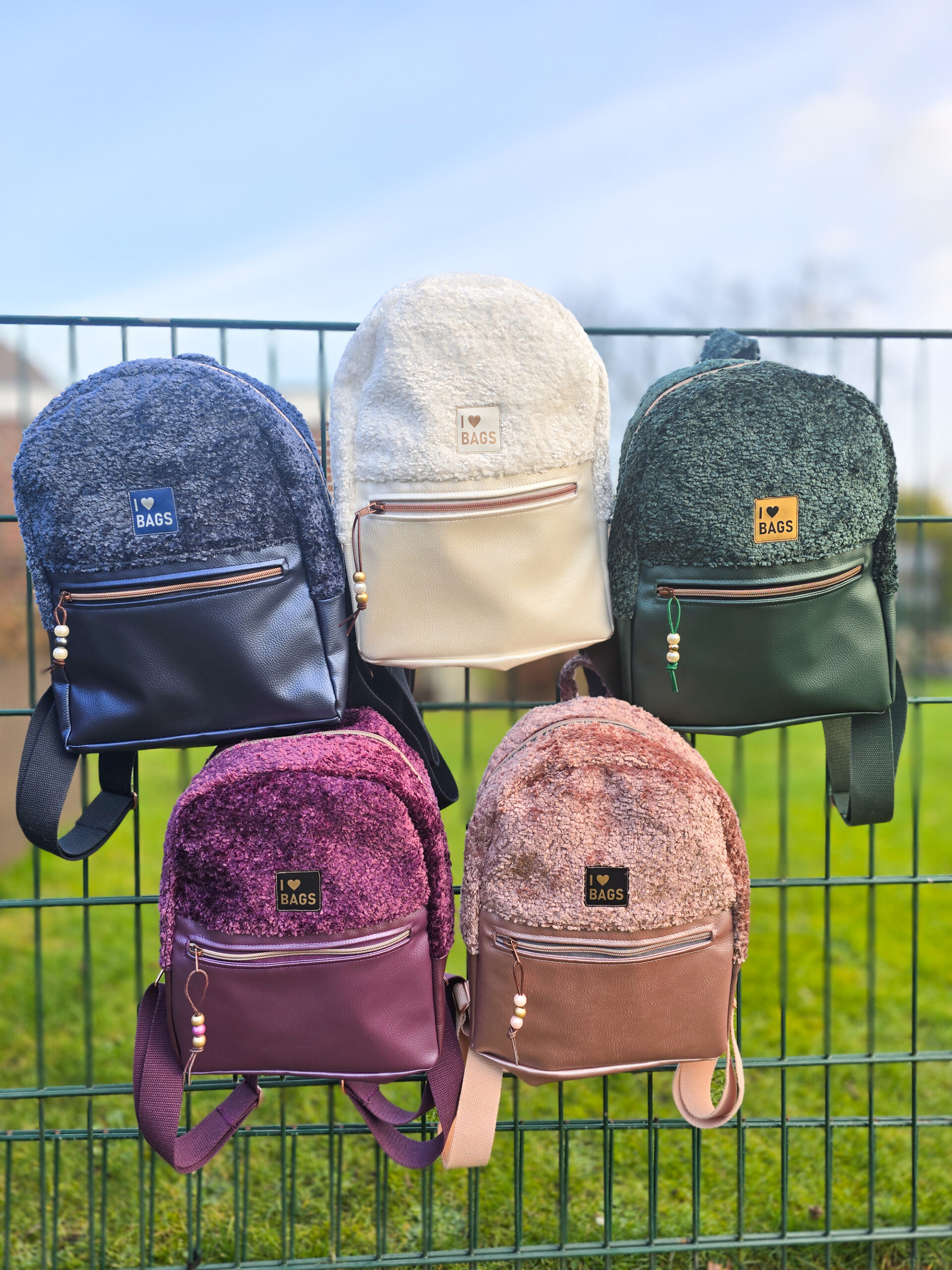 Kunstleder Rex-Metallic und Bogota Chenille