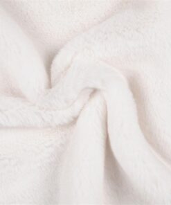 Kunstfell Stoff Ecru