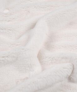 Kunstfell Stoff Ecru