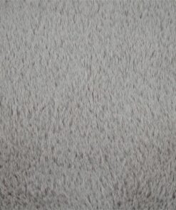 Kunstfell Stoff Graubraun