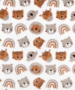 Kuschel Fleece doubleface Tierli