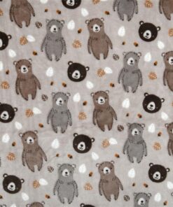 Kuschel Fleece doubleface Bärchen