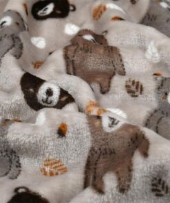 Kuschel Fleece doubleface Bärchen