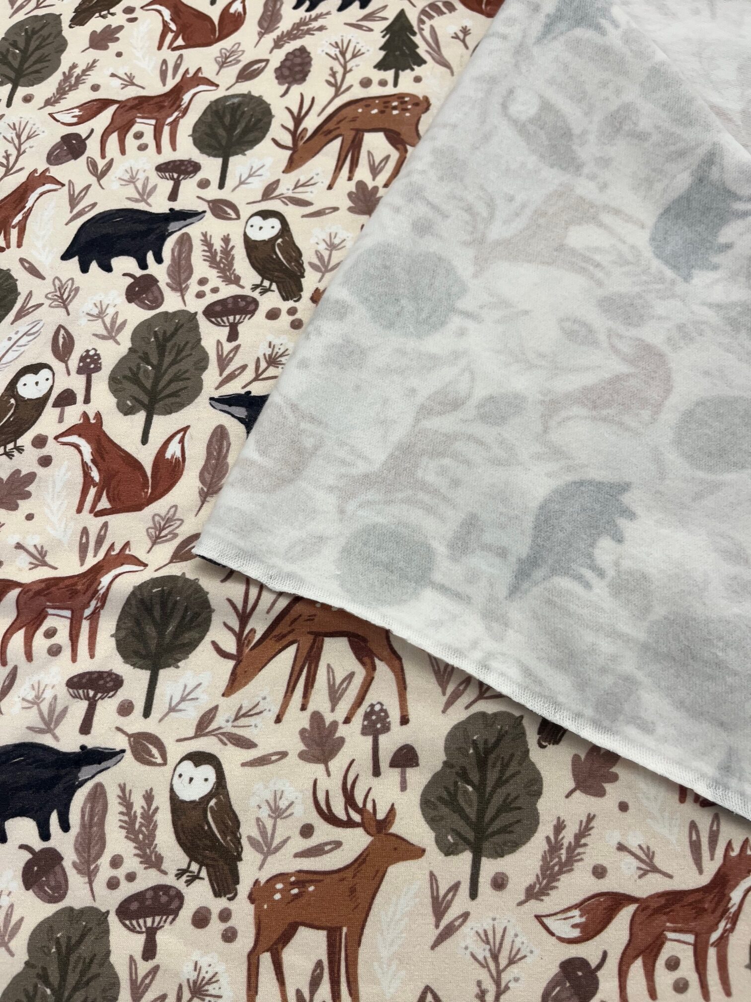 French Terry Wald Tiere