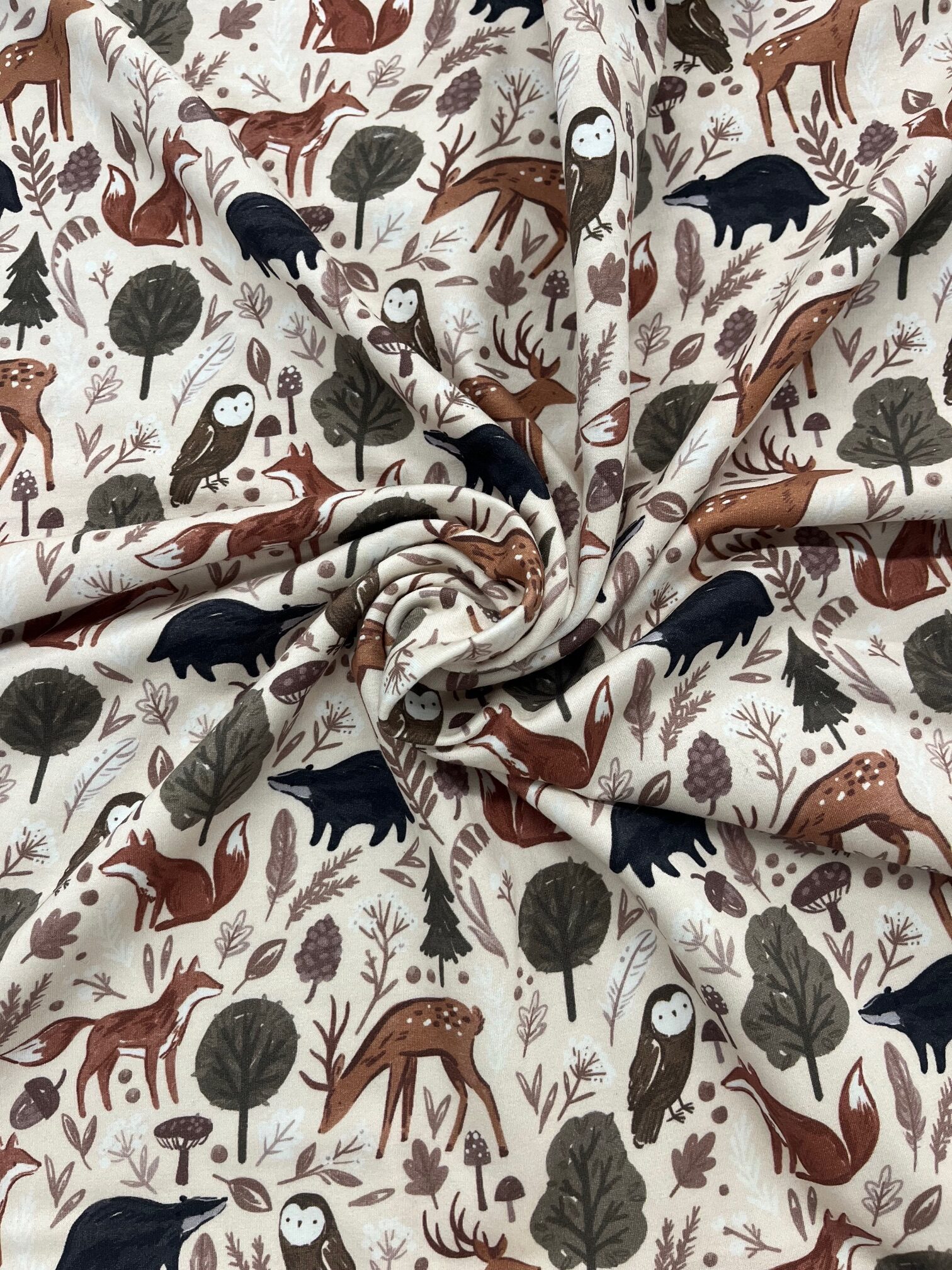 French Terry Wald Tiere