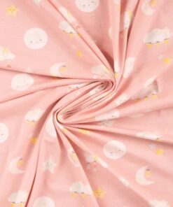 Jersey sleepy Clouds rosa