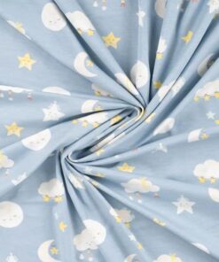 Jersey sleepy Clouds blau