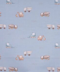 Jersey Baufahrzeuge auf blau