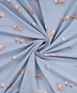 Jersey Baufahrzeuge auf blau